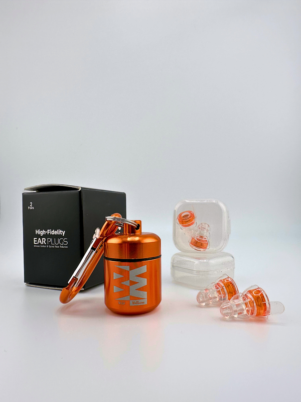 High Fidelity Earplugs Orange