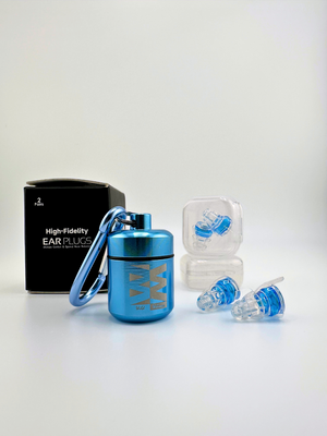 High Fidelity Earplugs Blue