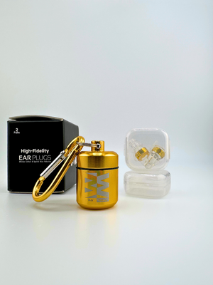 High Fidelity Earplugs Gold