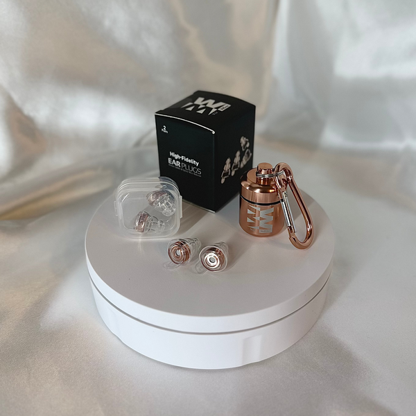 High Fidelity Earplugs Rose Gold