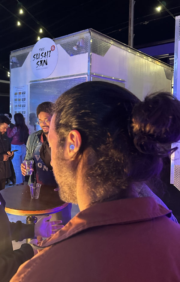 High Fidelity Earplugs Blue